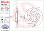 BREMBO Disc Frana 09.8780. 21 Aston Martin Db9/Db9 Vantage/Vantage/Vantage Vantage (09.8780.21)