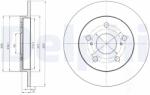 DELPHI Disc Frana Bg4233 Toyota Auris/Corolla Toyota (Faw) Corolla (BG4233)