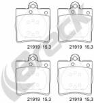 BRECK Set Placute Frana, Frana Disc 219190070200 Chrysler Crossfire Mercedes-Benz Clk