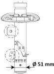 KYB Amortizor Axa Fata Dreapta 3348012 Ds Ds 3 Peugeot 207/208/208 I