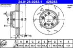 ATE Disc Frana 24.0128-0283.1 Porsche Panamera/Panamera Sport Turismo
