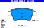 ATE Set Placute Frana, Frana Disc 13.0460-3828.2 Abarth Grande Punto