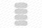 FERODO Set Placute Frana, Frana Disc Fdb4967 Audi A3/A4 B9/A5/A6 C8/A7/A8 D5/E-Tron/Q5 (FDB4967)