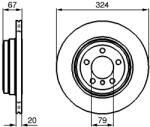 Bosch Disc Frana 0986479004 Bmw 7