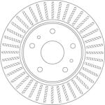 TRW Disc Frana Df6684 Suzuki Sx4