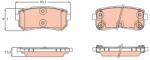 TRW Set Placute Frana, Frana Disc Gdb3641 Hyundai Creta/Kona/Sonata Vii/Ix20