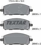 TEXTAR Set Placute Frana, Frana Disc 2683801 Nissan Ariya/Pathfinder V/Qashqai Iii/Rogue