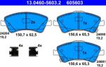 ATE Set Placute Frana, Frana Disc 13.0460-5603.2 Toyota Auris/Avensis/Corolla/Verso