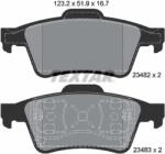 TEXTAR Set Placute Frana, Frana Disc 2348202 Nissan Primera Renault Espace Iv/Laguna Ii (2348202)