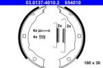 ATE Set Saboti Frana, Frana De Mana 03.0137-4010.2 Peugeot 406/607