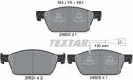 TEXTAR Set Placute Frana, Frana Disc 2462301 Vw California T5/California T6/Multivan T5 (2462301)