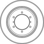 TRW Disc Frana Df4903S Hyundai Terracan (DF4903S)