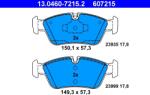 ATE Set Placute Frana, Frana Disc 13.0460-7215.2 Bmw 1/3