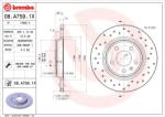 BREMBO Disc Frana 08. A759.1X Audi A4 B8/A5/A6 C7/A7/Q5 Audi (Faw) A4L B8/A6L C7/Q5 B8 (08.A759.1X)