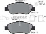 TEXTAR Set Placute Frana, Frana Disc 2476401 Fiat 500 C Ford Ka