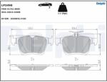 DELPHI Set Placute Frana, Frana Disc Lp2490 Audi A3/A8 D4/Q2/Tt Mg (Saic) 5 Seat Ateca