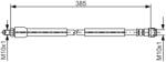 Bosch Furtun Frana 1987476949 Mercedes-Benz Cls/E-Class/E-Class T-Model/S-Class (1987476949)