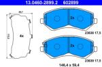 ATE Set Placute Frana, Frana Disc 13.0460-2899.2 Chrysler Voyager / Voyager Iv (13.0460-2899.2)