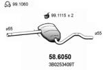 ASSO Toba Esapamet Intermediara 58.6050 Vw Passat B5/Passat B5.5
