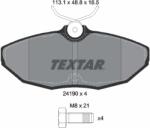TEXTAR Set Placute Frana, Frana Disc 2419001 Jaguar S-Type Ii (2419001)