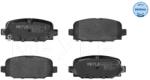MEYLE Set Placute Frana, Frana Disc Puntea Spate 0252284418 Jeep Compass