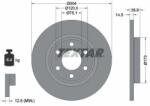 TEXTAR Disc Frana 92352703 Ford Tourneo Custom V710/Transit Custom V710 (92352703)