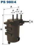 FILTRON Filtru Combustibil Ps980/4 Nissan Almera Ii/Juke/Kubistar/Micra Iii/Note/Np200