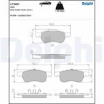 DELPHI Set Placute Frana, Frana Disc Lp3487 Chevrolet Equinox Mg Mg 350/Mg 5/Mg Zs