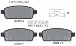 TEXTAR Set Placute Frana, Frana Disc 2509602 Buick Cascada/Encore/Verano Chevrolet Aveo (2509602)