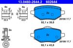 ATE Set Placute Frana, Frana Disc 13.0460-2644.2 Citroën C4 Iii/C4 X Opel Corsa F