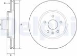 DELPHI Disc Frana Bg4783C Opel Astra K Vauxhall Astra Mk Vii/Astra Mk Viicombi (BG4783C)