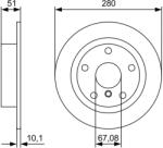 Bosch Disc Frana 0986479C92 Bmw 1/2 Active/2 Active Tourer/2 Gran/2 Gran Tourer/X1/X2