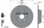 TEXTAR Disc Frana 92268703 Ford Mondeo V Ford (Changan) Mondeo Ford Australia Mondeo (92268703)
