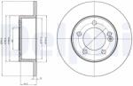 DELPHI Disc Frana Bg4321 Nissan Interstar/Nv400 Opel Movano B Renault Master Iii (BG4321)