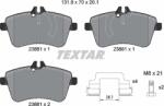TEXTAR Set Placute Frana, Frana Disc 2388101 Mercedes-Benz A-Class/B-Class (2388101)