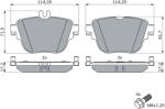 Bosch Set Placute Frana, Frana Disc 0986424859 Mercedes-Benz Cls/E-Class (0986424859)