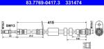 ATE Furtun Frana 83.7769-0417.3 Ford Kuga Ii/Transit Connect/Transit Connect V408 (83.7769-0417.3)