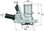 MAHLE Termostat, Lichid Racire Ti14488 Abarth 500 / 595 / 695/Punto Alfa Romeo Mito (TI14488)