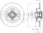 DELPHI Disc Frana Bg9032Rs Renault Megane Ii/Scénic Ii (BG9032RS)