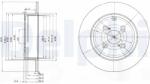 DELPHI Disc Frana Bg3974 Toyota Corolla (BG3974)