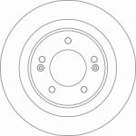 TRW Disc Frana Df6599 Hyundai I30/I30 Kombi Kia Cee'D/Cee'D Sportswagon/Pro Cee'D