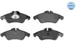 MEYLE Set Placute Frana, Frana Disc Punte Fata 0252157620 Mercedes-Benz Sprinter 2-T (0252157620)