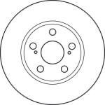 TRW Disc Frana Df4906 Toyota Prius Toyota (Faw) Prius