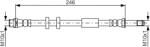 Bosch Furtun Frana 1987481714 Audi A8 D4