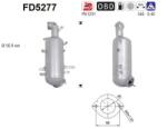 AS Filtru Funingine/Particule, Sist. De Esapament Fd5277 Chrysler Delta Fiat Bravo (FD5277)
