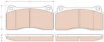 TRW Set Placute Frana, Frana Disc Gdb1536 Daimler Daimler Xj Fpv Falcon Jaguar Xj