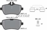 TEXTAR Set Placute Frana, Frana Disc 2507101 Mercedes-Benz Sl (2507101)