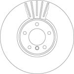 TRW Disc Frana Df6003S Bmw 5/6
