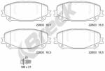 BRECK Set Placute Frana, Frana Disc 228030070100 Mitsubishi Asx Renault Arkana I