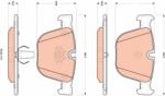 TRW Set Placute Frana, Frana Disc Gdb1892 Bmw X5/X6 (GDB1892)